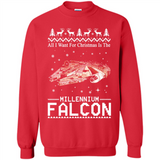 All I Want For Christmas Is The Millennium Falcon ugly PINGPONG