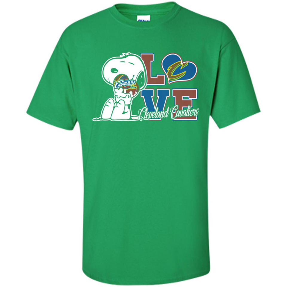 Snoopy loves NBA Cleveland Cavaliers - Shirt
