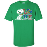 Snoopy loves NBA Cleveland Cavaliers - Shirt