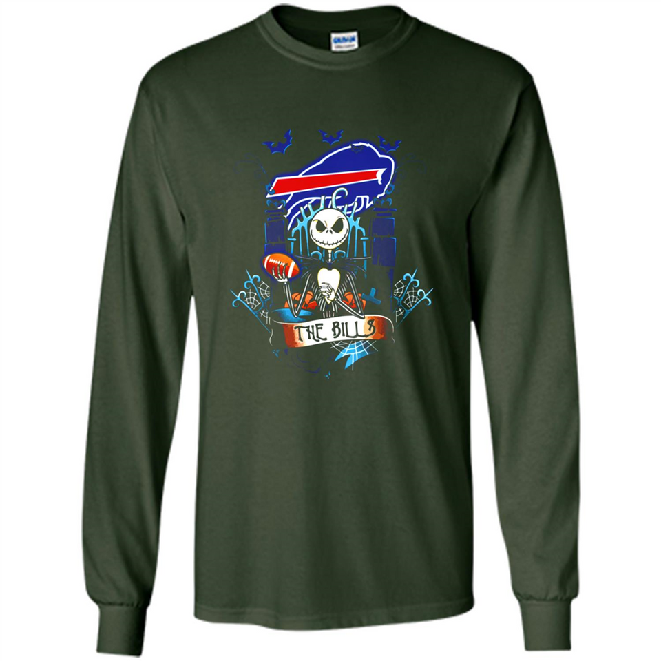 Buffalo Bills Halloween The Nightmare Before Christmas - Long Sleeve T-Shirt