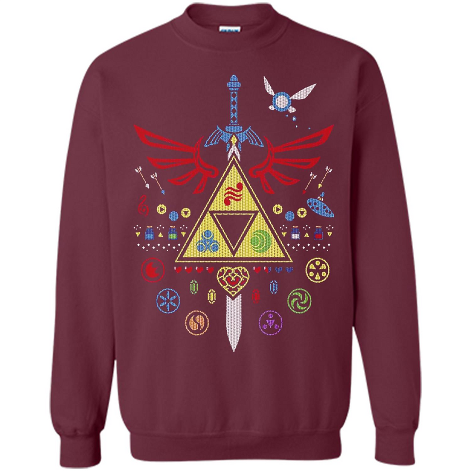 Song of Christmas Time the Legend of Zelda Ugly Sweater Perfect Christmas - Sweatshirt
