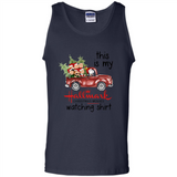 Snoopy This Is My Hallmark Christmas Movies Watching T-Shirt - Tank Top