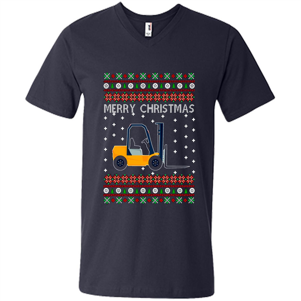 Merry Christmas Forklift ugly sweatshirt PINGPONG