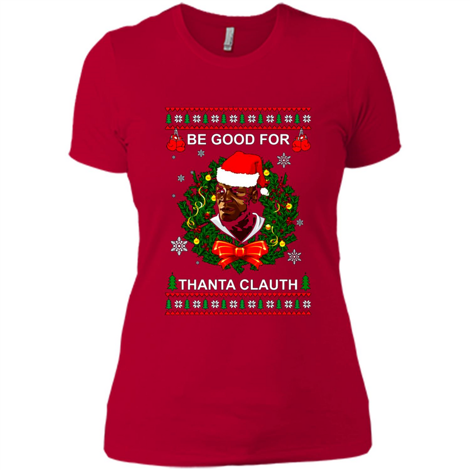 Mike Tyson Thanta Clauth Santa Claus Christmas sweater PINGPONG