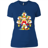 Tea Christmas Tree T-shirt Funny Tea Xmas Gift
