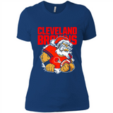 Grumpy Santa Claus Cleveland Browns Football Team PINGPONG