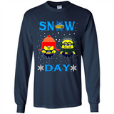 Snow Day Shirt For Denver Nuggets Vs Minion Fans pingpong