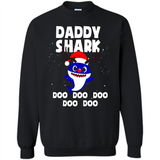 Daddy Shark Costume Reindeer Funny Christmas T-Shirt - Sweatshirt