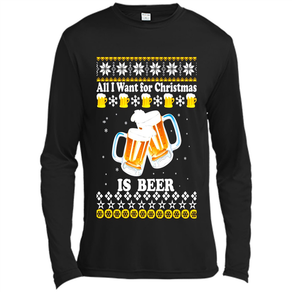 All I want for Christmas is Beer Sweater PINGPONG