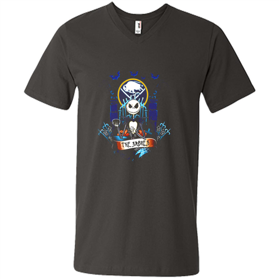 Buffalo Sabres Halloween The Nightmare Before Christmas - Men's V-Neck