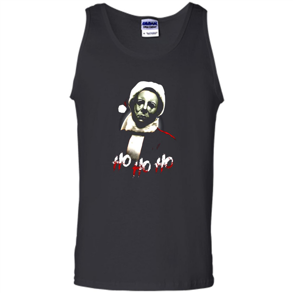 Santa Michael Myers Ho Ho Ho Merry Christmas Sweatshirt - Tank Top