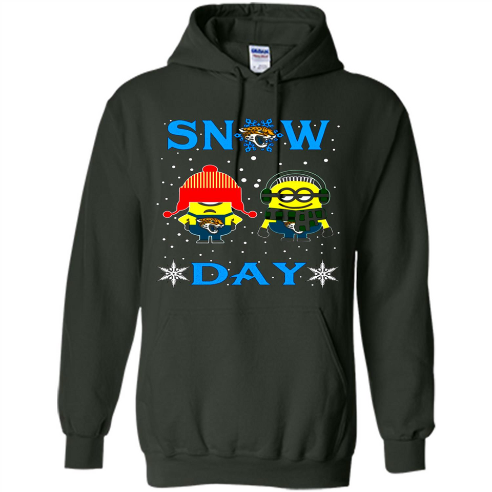 Snow Day Shirt For Jacksonville Jaguars Vs Minion Fans pingpong