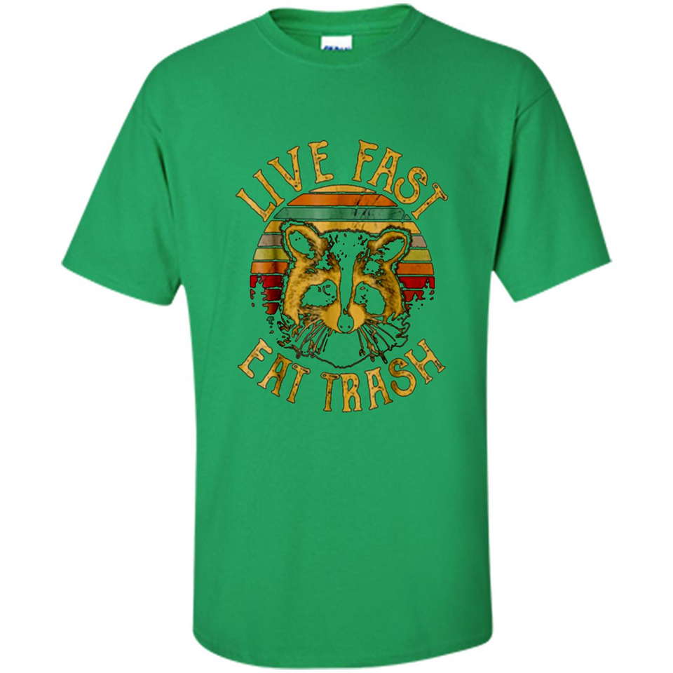 Live fast eat trash bear vintage camping PINGPONG