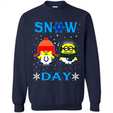 Snow Day Shirt For Indianapolis Colts Vs Minion Fans pingpong