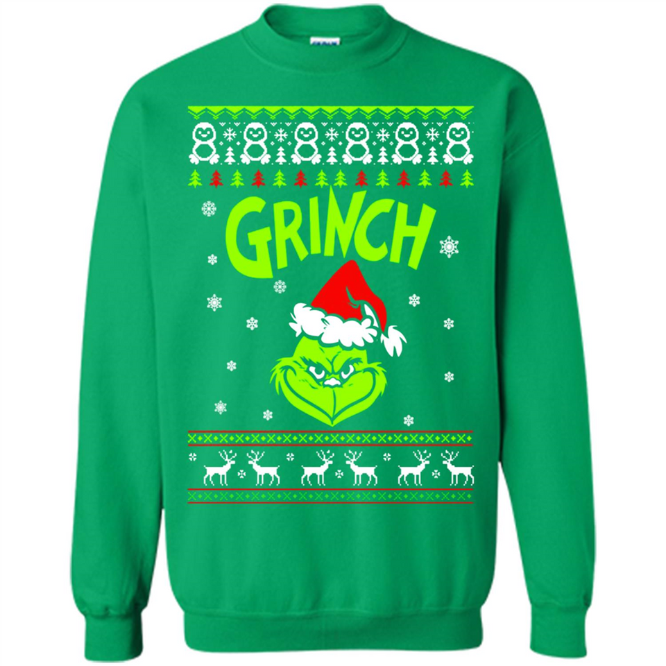 The Grinch Face Christmas - Sweatshirt