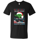 YODA SILENT NIGHT JEDI NIGHT CHRISTMAS UGLY SWEATER