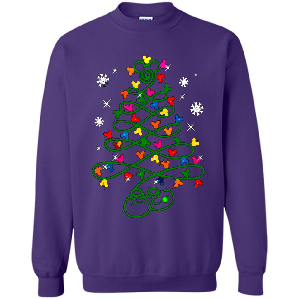 Mickey Mouse Christmas Tree ugly sweater PINGPONG