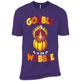 Gobble Til You Wobble Funny Thanksgiving Day Turkey