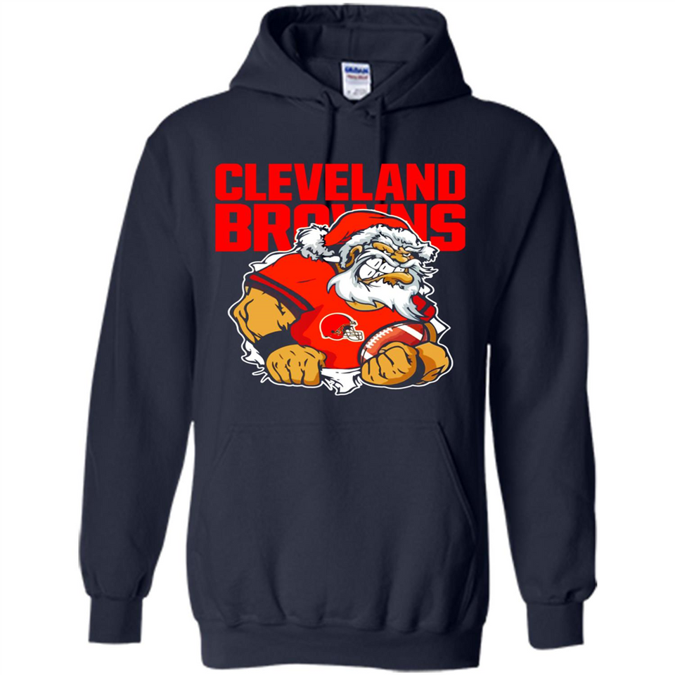 Grumpy Santa Claus Cleveland Browns Football Team PINGPONG