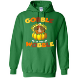 Gobble Til You Wobble Funny Thanksgiving Day Turkey