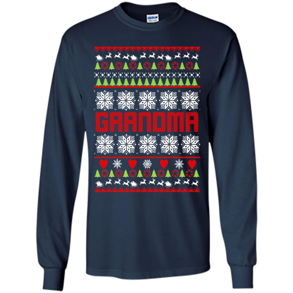 Grandma Ugly Christmas - Long Sleeve T-Shirt