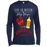 LIFE IS BETTER IN FLIP FLOPS WITH FIREBALL WHISKEY