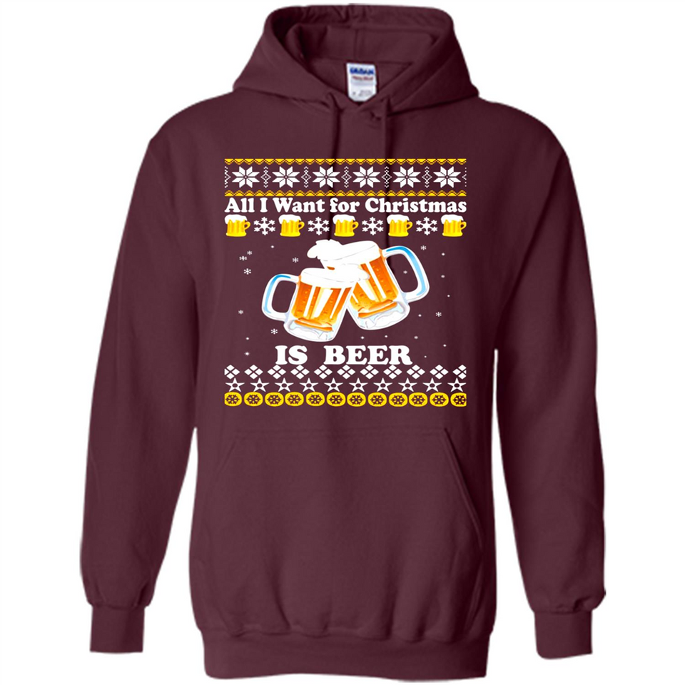 All I want for Christmas is Beer Sweater PINGPONG