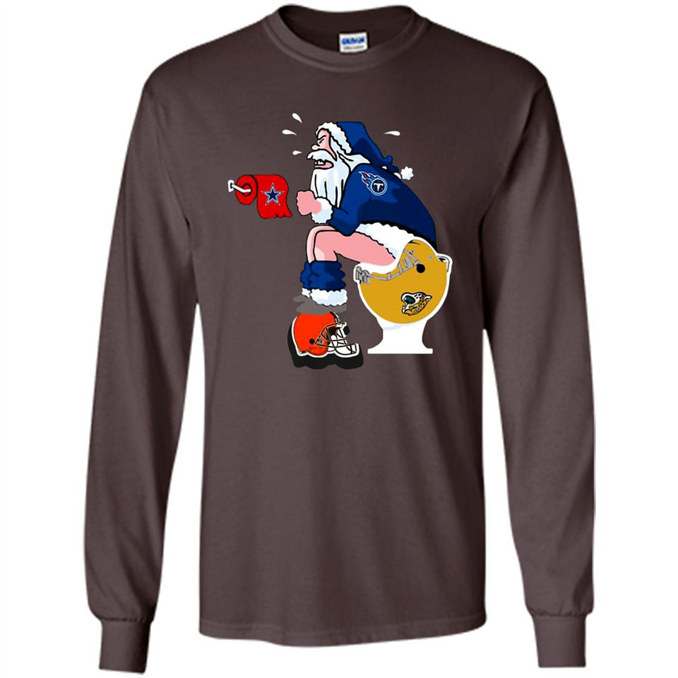 Tennessee Titans Santa Claus Toilet