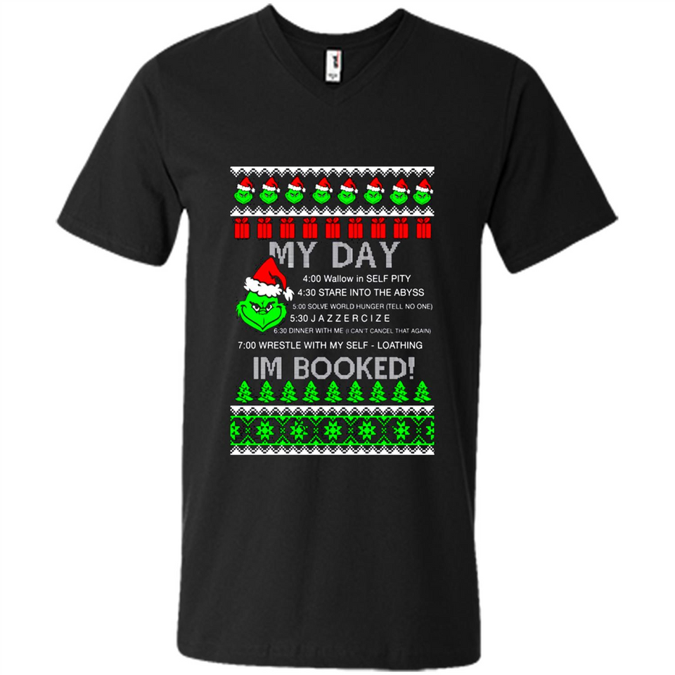 Mr Grinch my day I’m booked Christmas sweater PINGPONG