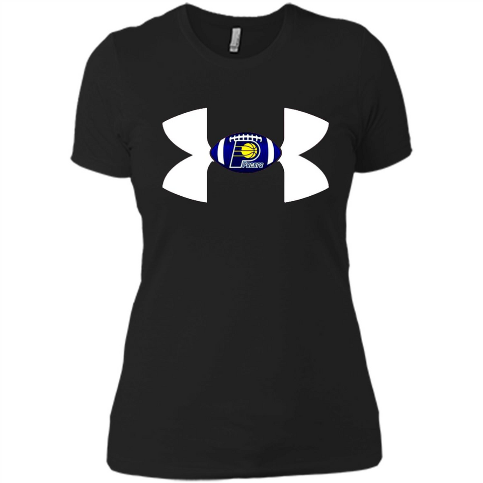 Indiana Pacers Under Armour Logo - Ladies' Boyfriend T-Shirt