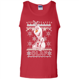 Olaf frozen ugly christmas sweater - Tank Top