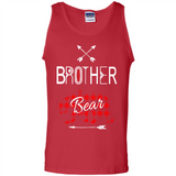 Brother Shirt Buffalo Plaid Family Camping Bear Tee - Tank Top