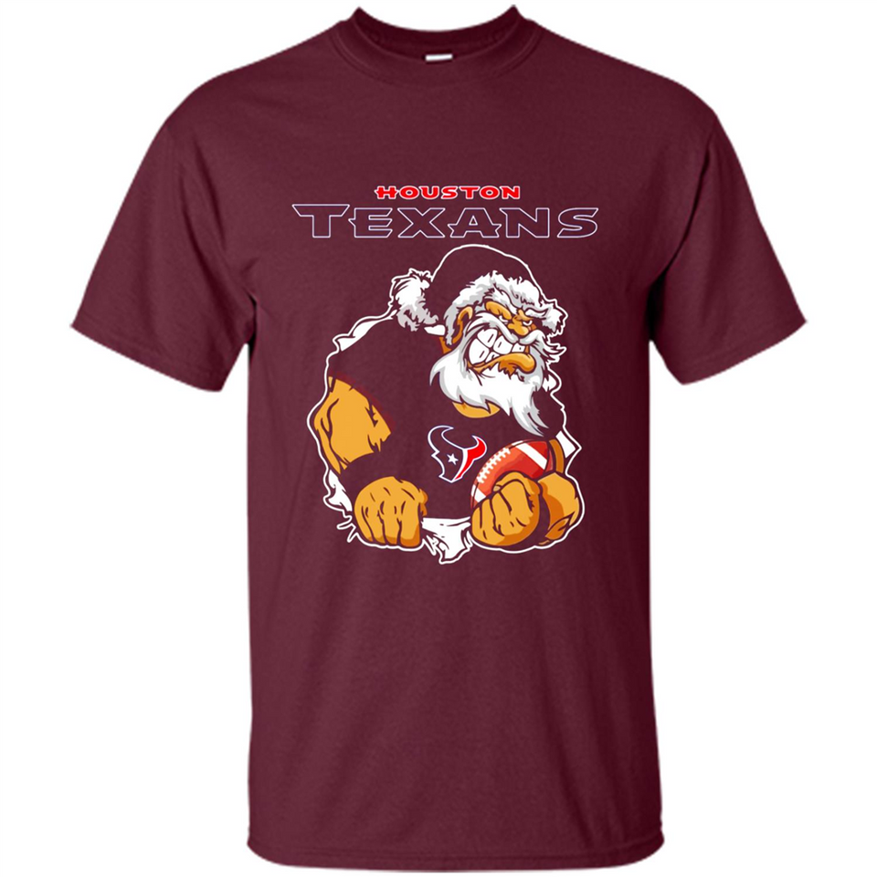 Grumpy Santa Claus Houston Texans Football Team PINGPONG