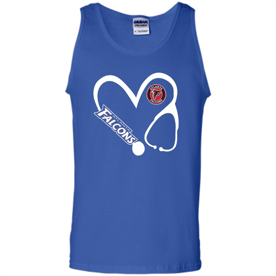 Stethoscope Heart Love Atlanta Falcons For Football Lovers