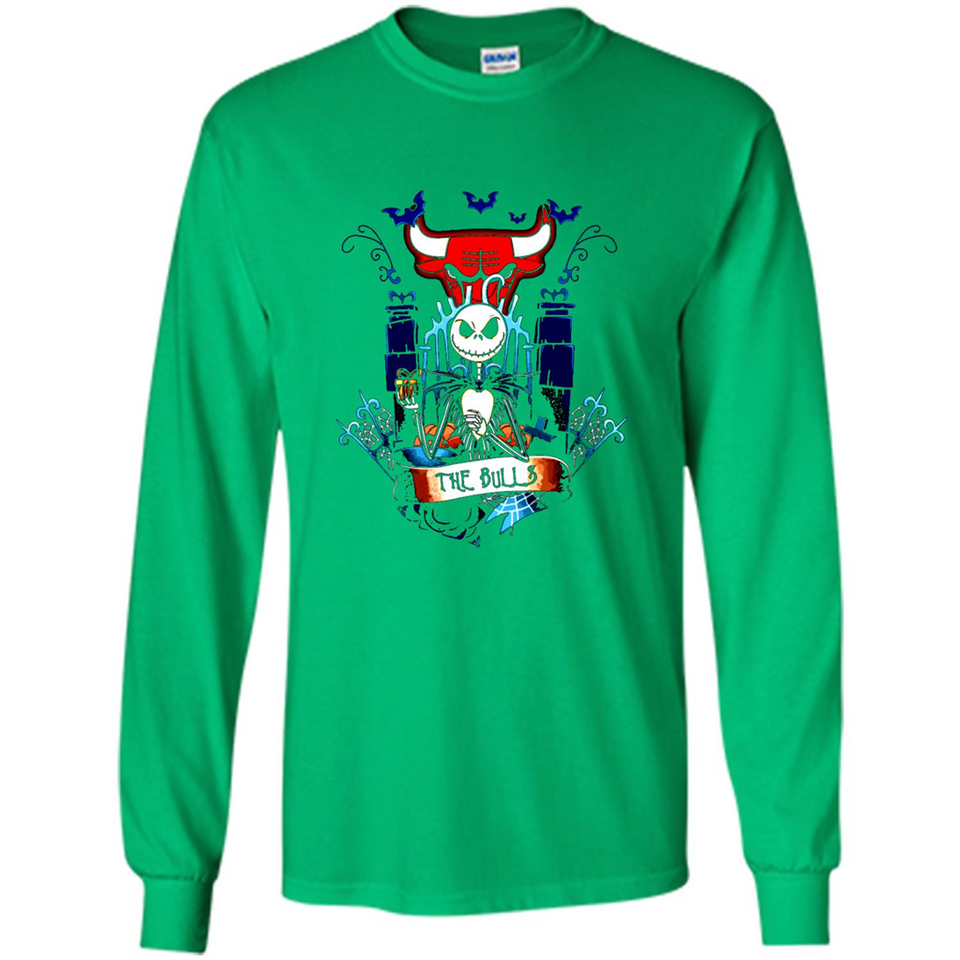 Chicago Bulls Halloween The Nightmare Before Christmas - Long Sleeve T-Shirt