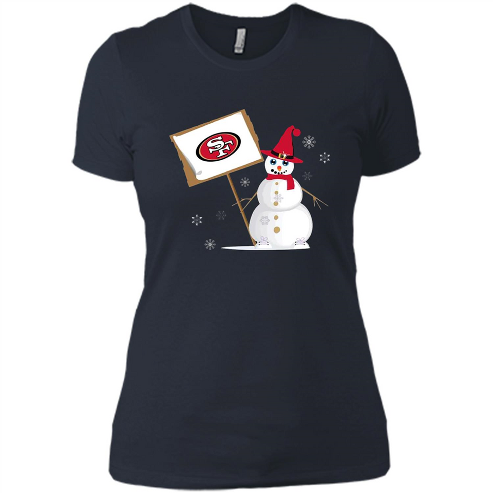 San Francisco 49ers Snowman Funny