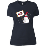San Francisco 49ers Snowman Funny