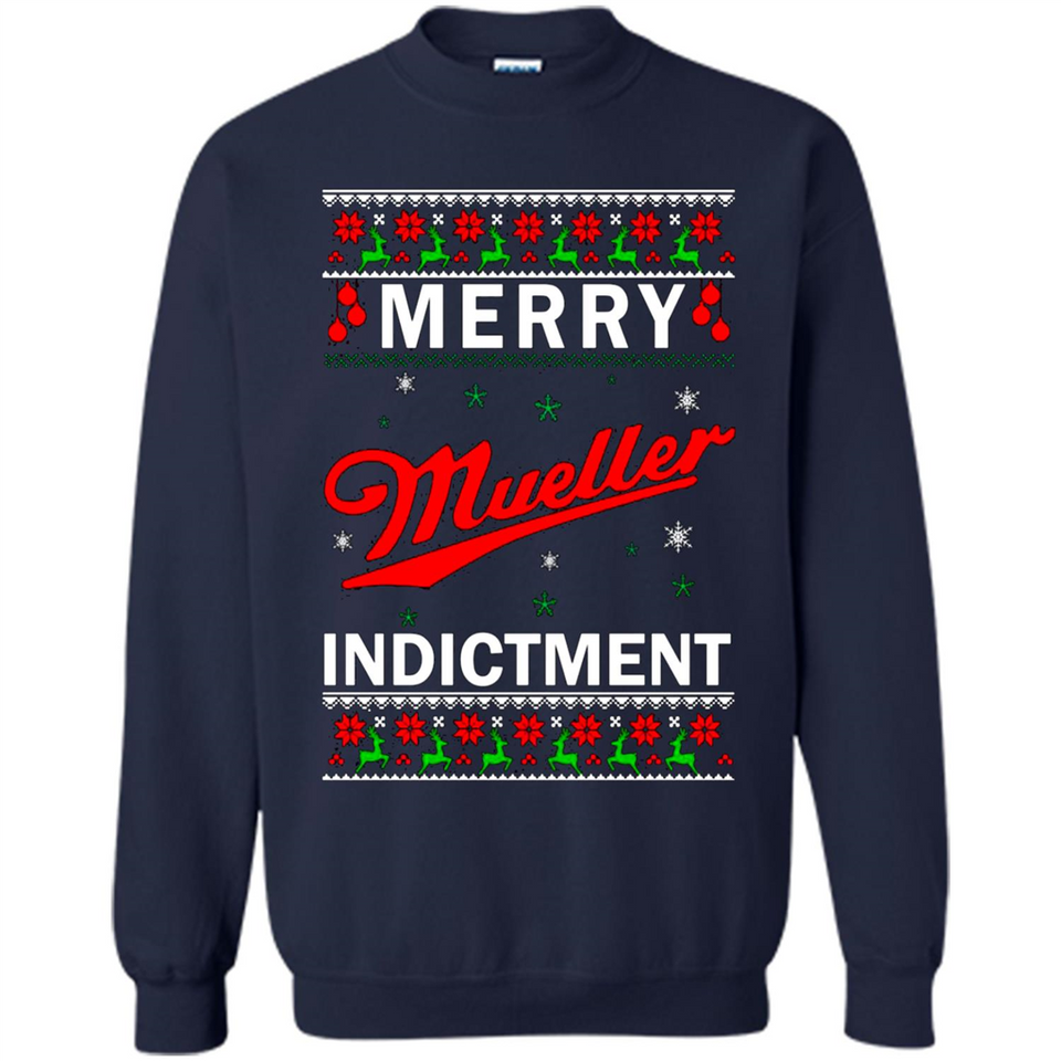 Merry Muller indictment Christmas sweatshirt PINGPONG