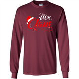 Mrs. Claus Santa Claus Merry Xmas T-Shirt - Long Sleeve T-Shirt