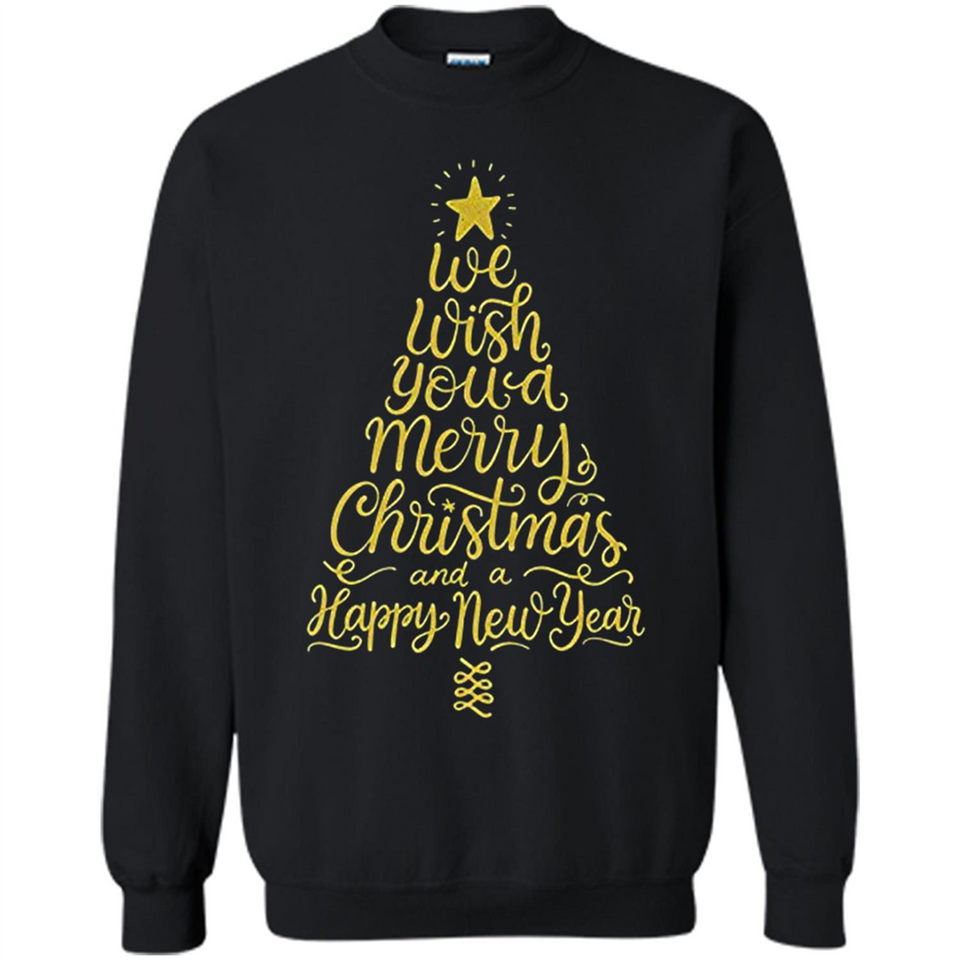 Christmas Tree T-Shirt Funny Mery Christmas Gift Idea - Sweatshirt
