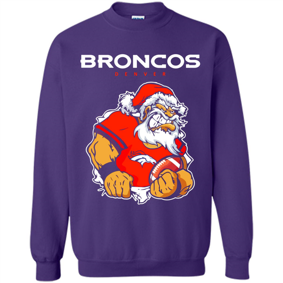 Grumpy Santa Claus Broncos Denver Football Team PINGPONG