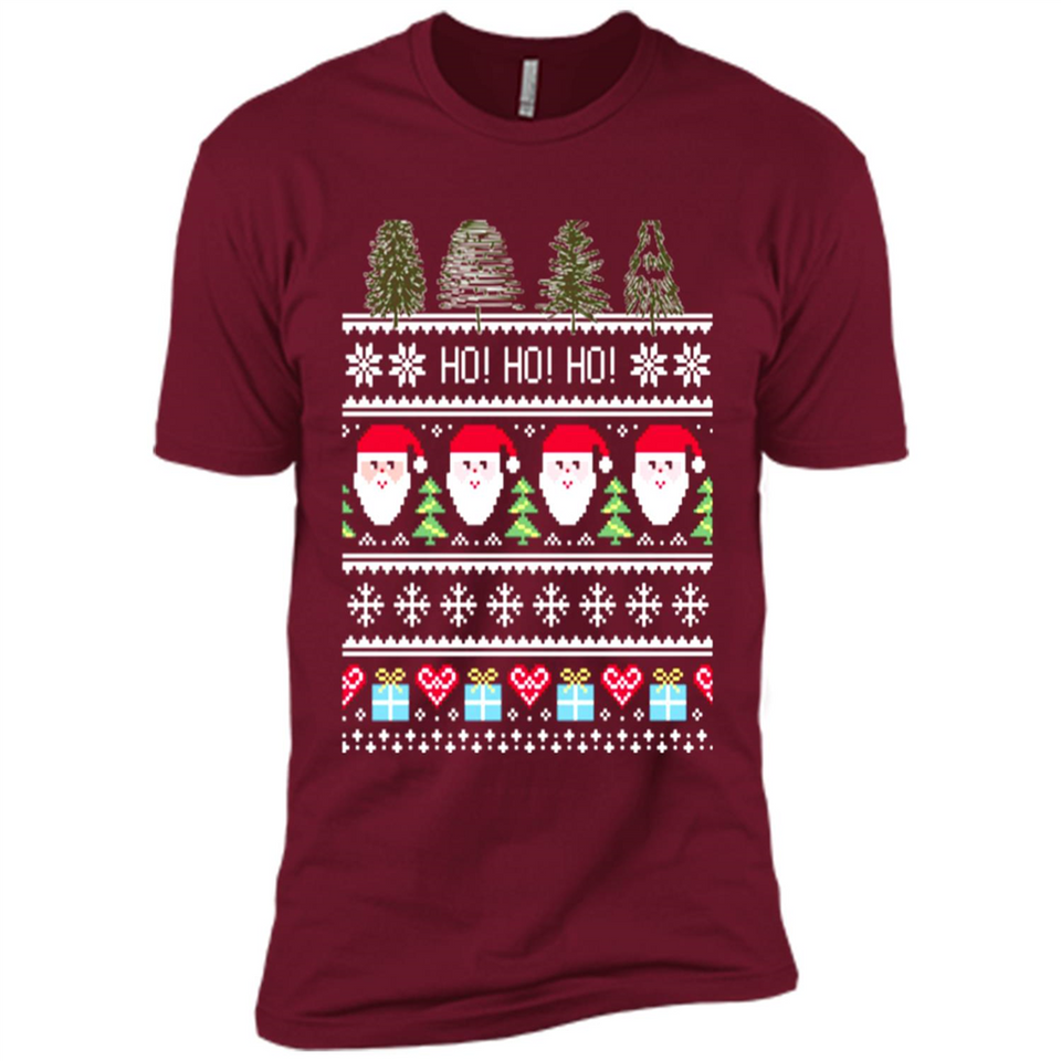 Ugly Merry Christmas Tree Santa Snowflakes