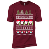 Ugly Merry Christmas Tree Santa Snowflakes