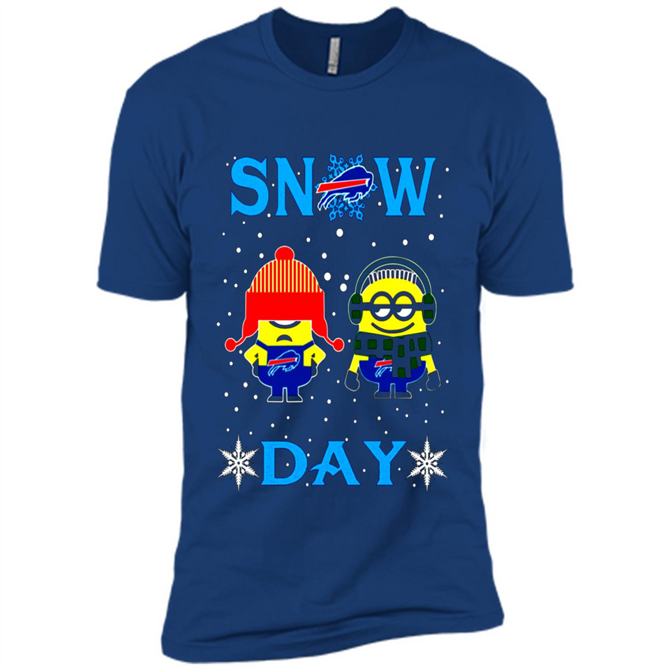 Snow Day Shirt For Buffalo Bills Vs Minion Fans pingpong
