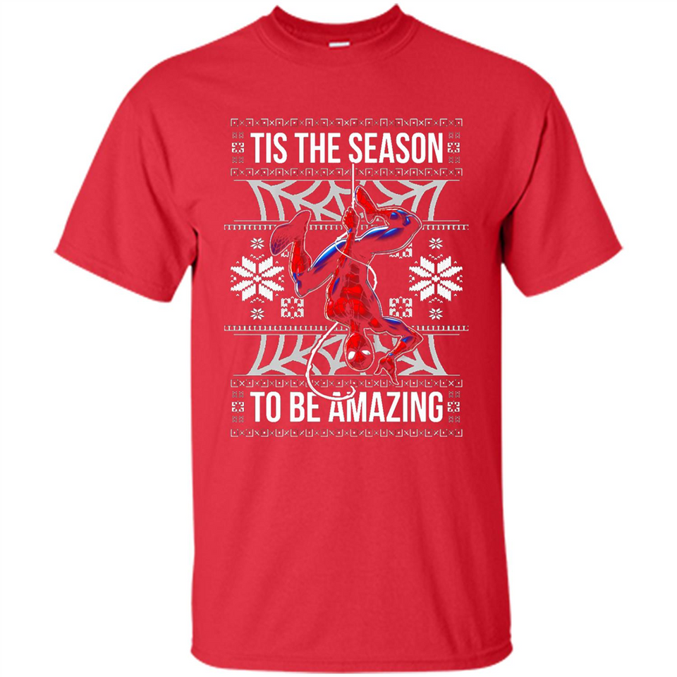 Marvel Spider Man Tis The Season To Be Amazing Ugly Christmas Mug PINGPONG - Shirt
