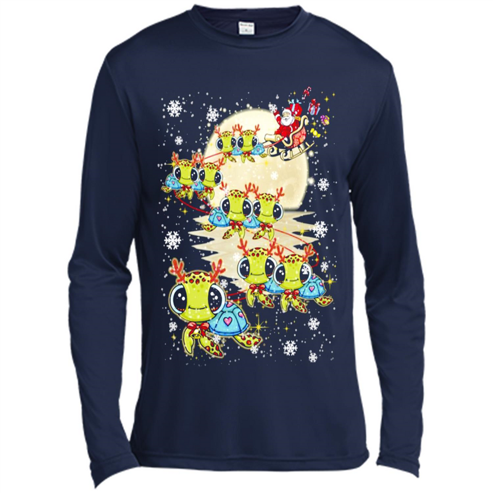Turtles Merry Christmas - Turtles - Canvas Long Sleeve T-Shirt