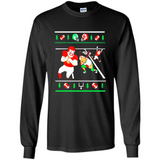 Santa vs Deer Football Ugly Christmas PINGPONG