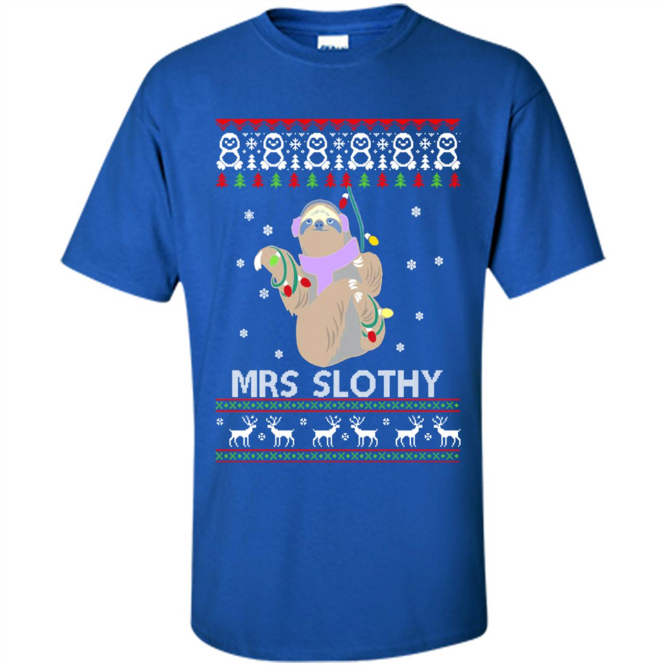 Mrs Slothy Christmas - Shirt