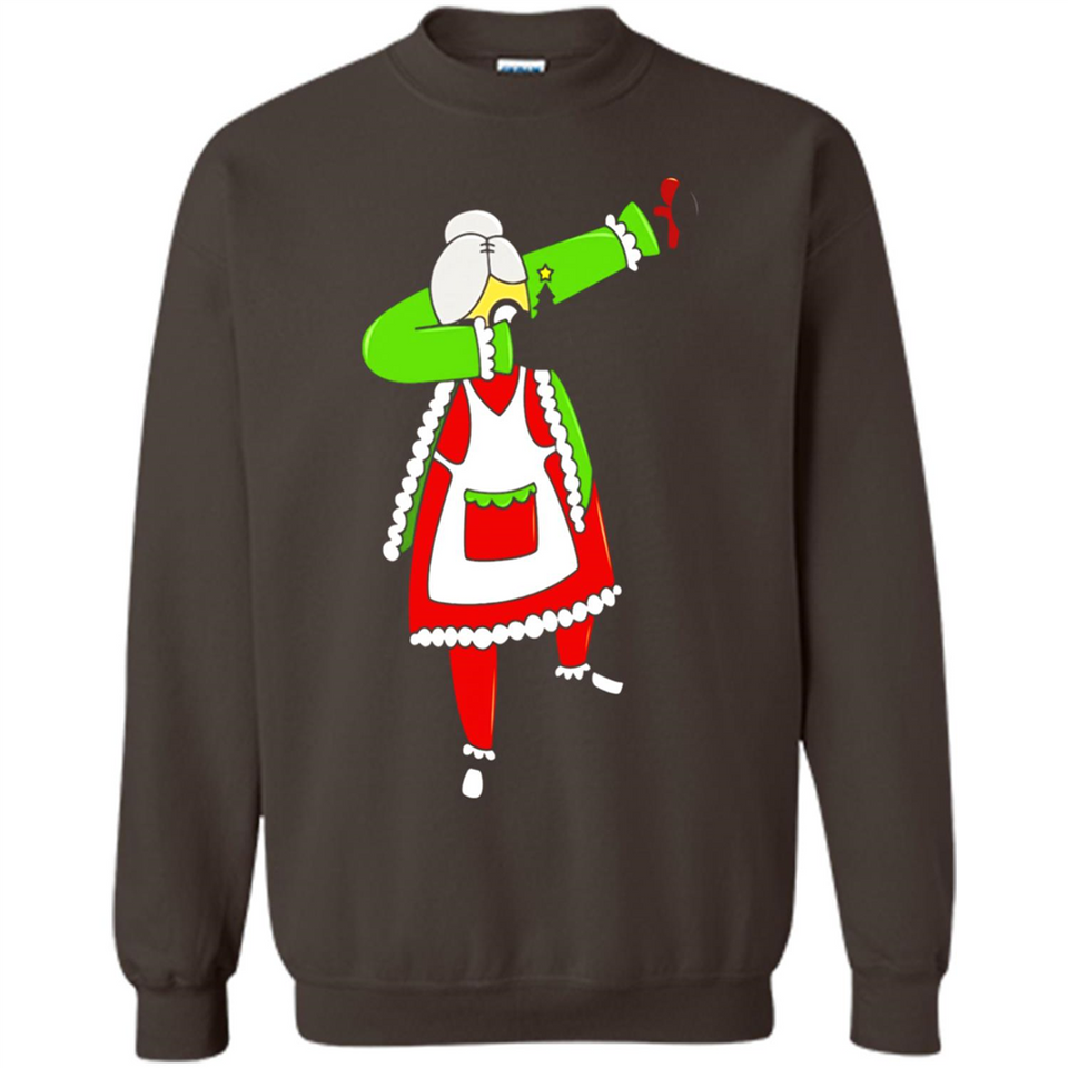 Funny Dabbing Mrs. Santa Claus Christmas Dab - Sweatshirt