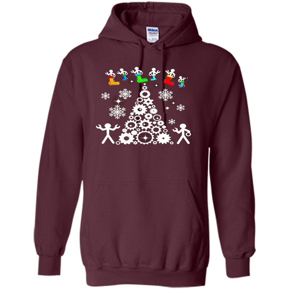 Funny Mechanics Ugly Christmas 2018 - Hoodie
